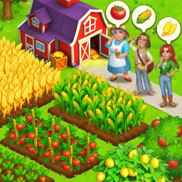 أيقونة Farm Town: Merge Cozy Village